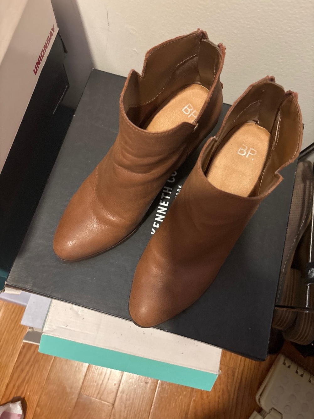 BP brown booties size 8